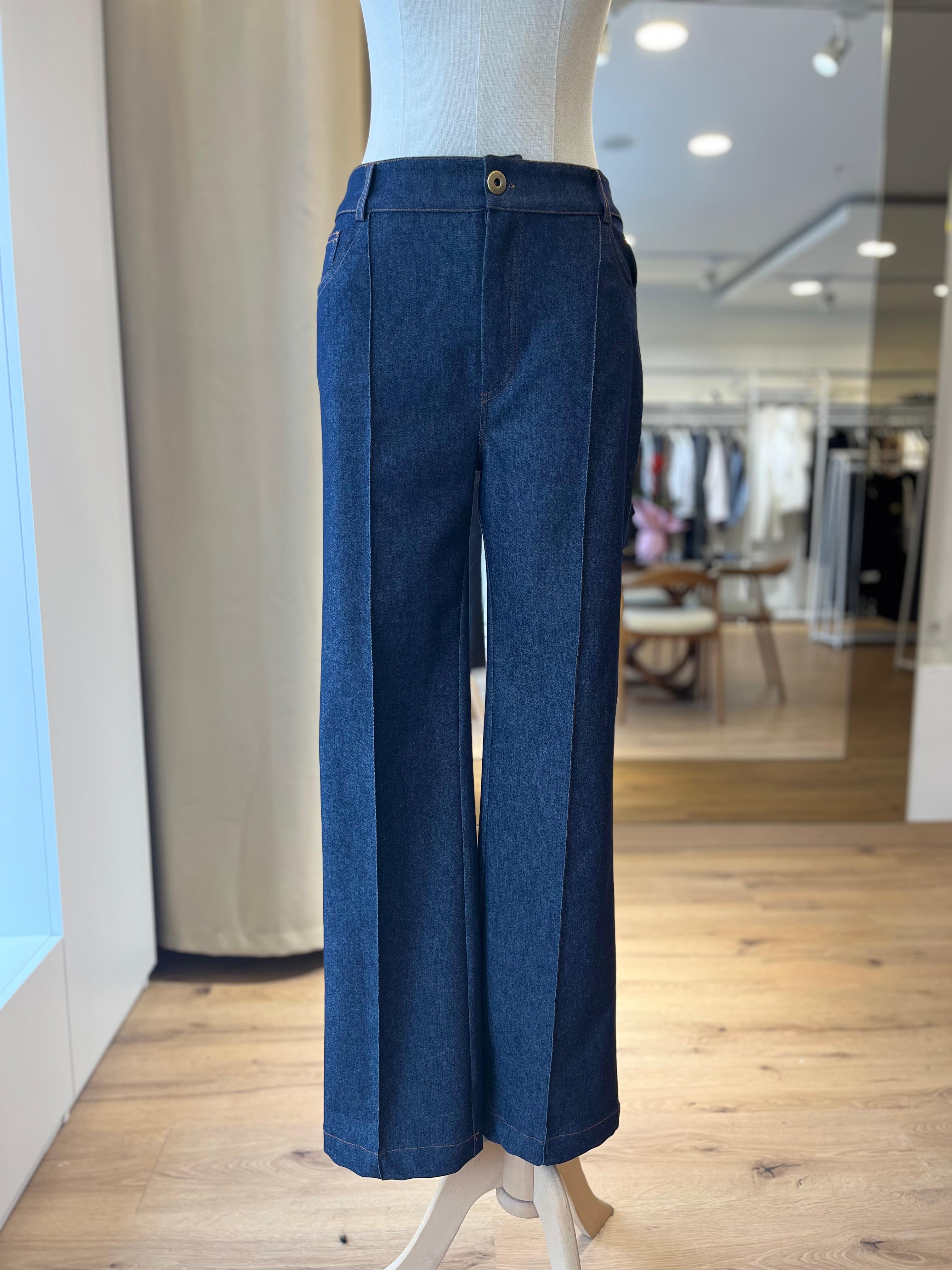 Boru Paça Denim Pantolon