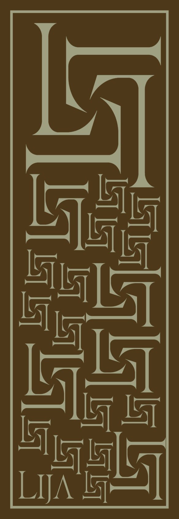 Çoklu Logo Şal Haki