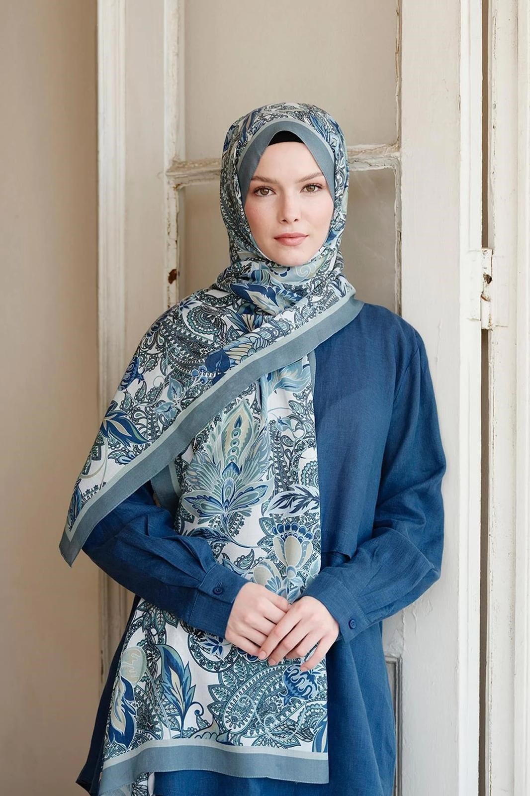 Siena Mavi Şal