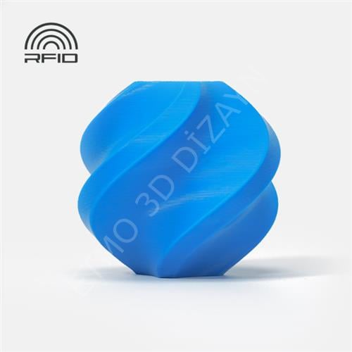 Bambu PLA Basic Cyan With Bambu Reusable Spool