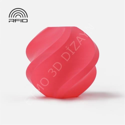 Bambu PLA Basic Pink With Bambu Reusable Spool
