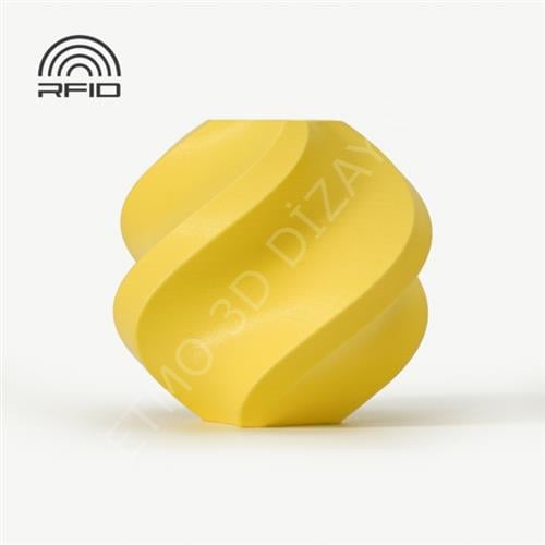 Bambu PLA Matte  Lemon Yellow With Bambu Reusab