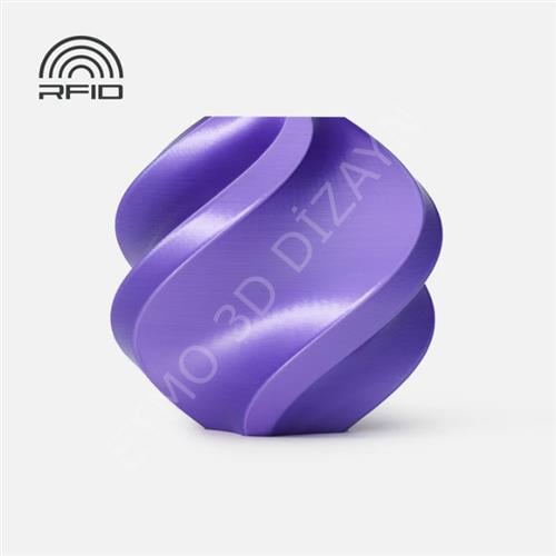 Bambu PLA Silk Purple With Bambu Reusable Spoo