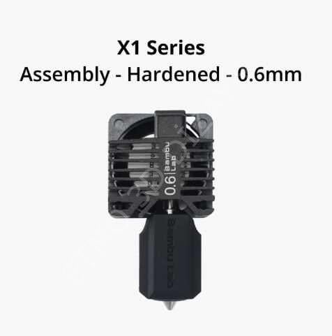 BambuLab X1 Comp. hotend ass with hard. nozzle 0.6