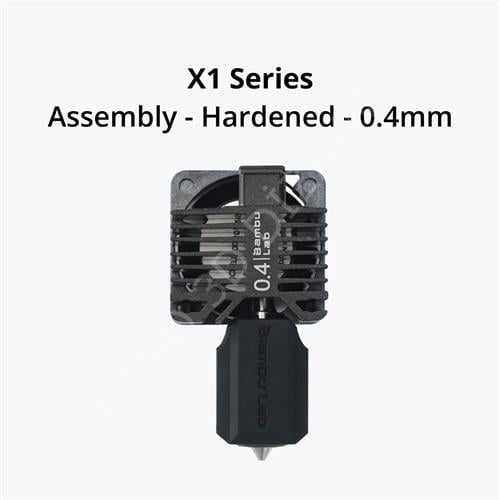 BambuLab X1 Comp. hotend ass with hard. nozzle 0.4