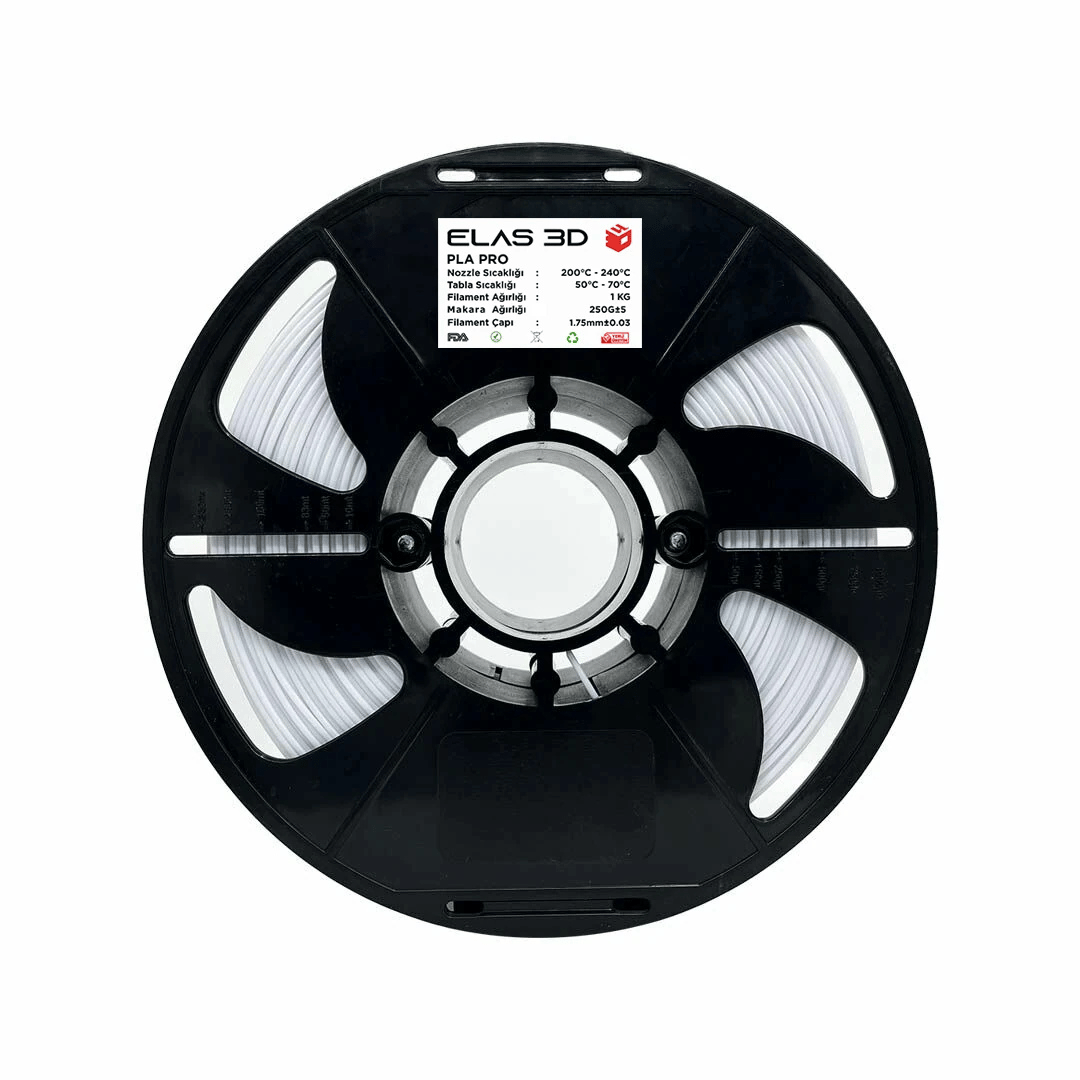 Elas PLA Pro Beyaz Filament 1.75 mm 1kg