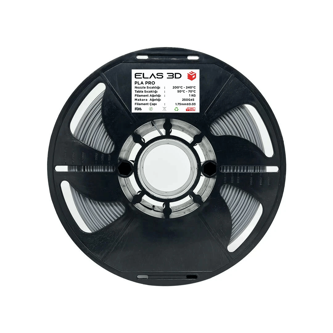 Elas PLA Pro Gri Filament 1.75 mm 1kg