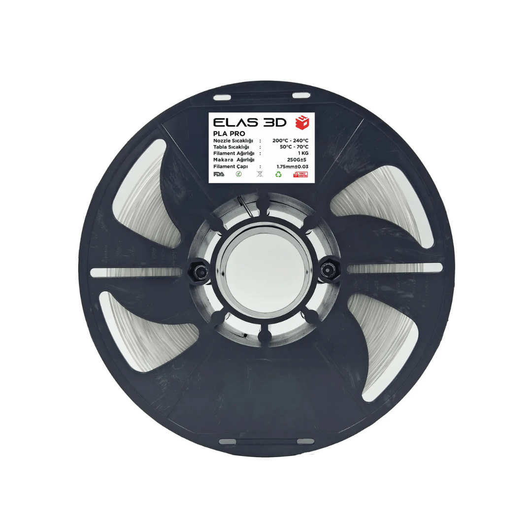 Elas PLA Pro Şeffaf Filament 1.75 mm 1kg