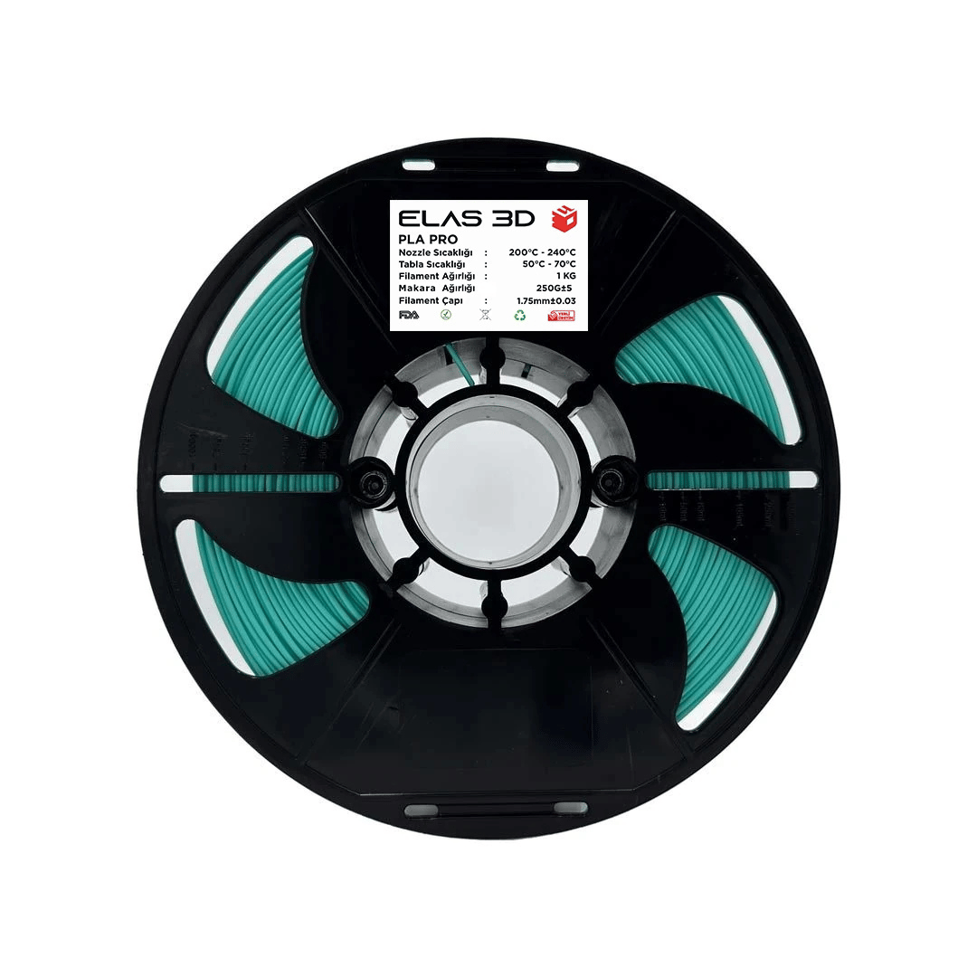 Elas PLA Pro Su Yeşili Filament 1.75 mm 1kg