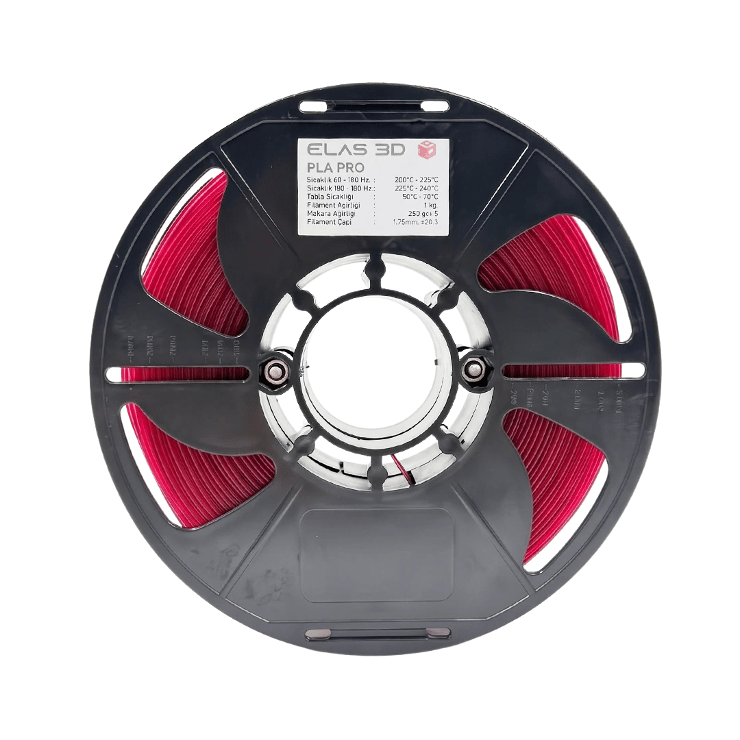 Elas PLA Pro Vişne Transparan Filament 1.75 mm 1kg