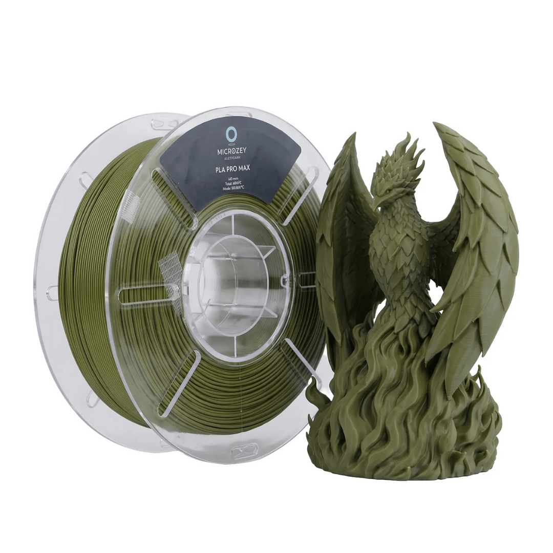 Microzey PLA Pro Max Haki Yeşil Microzey Filament 1.75 mm 1kg