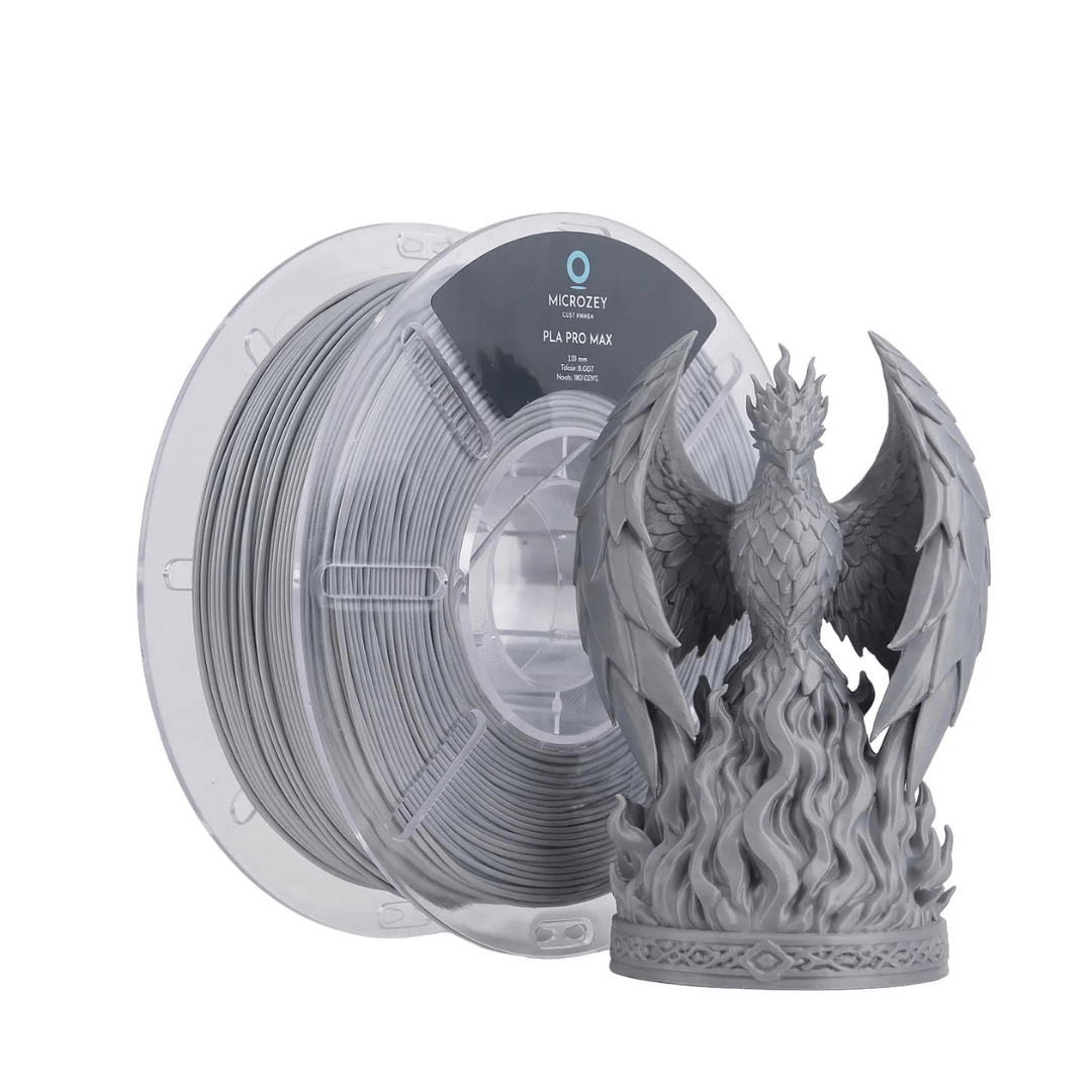 Microzey PLA Pro Max Mermer Gri Microzey Filament 1.75 mm 1kg