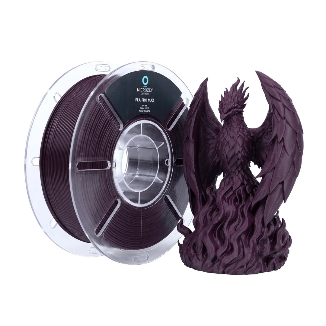 Microzey PLA Pro Max Mürdüm Microzey Filament 1.75 mm 1kg