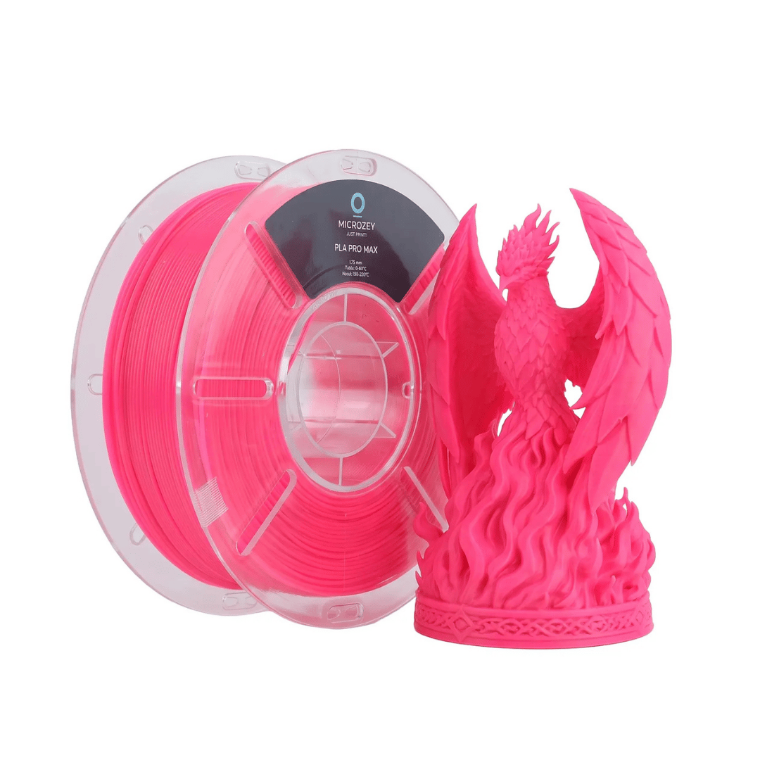 Microzey PLA Pro Max Neon Pembe Microzey Filament 1.75 mm 1kg
