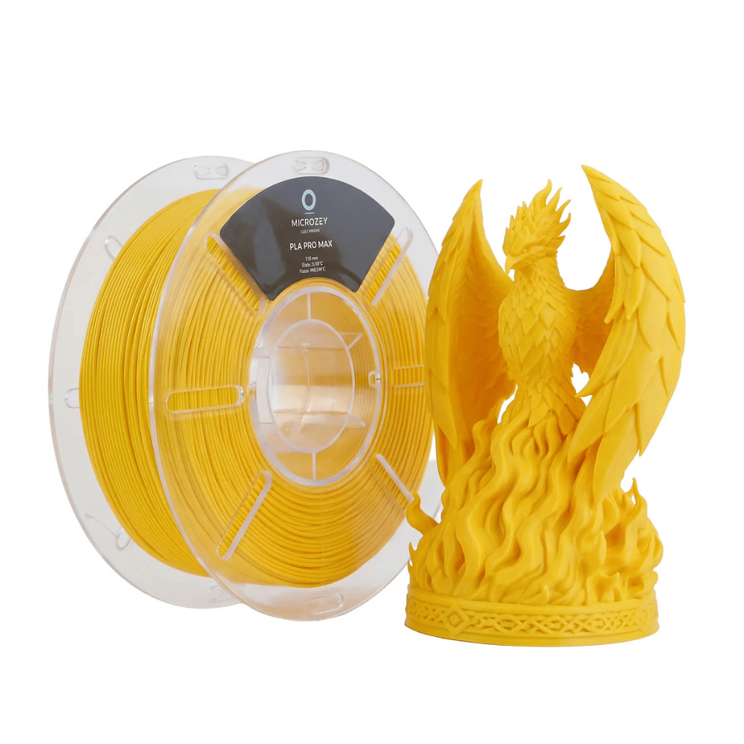 Microzey PLA Pro Max Sarı Microzey Filament 1.75 mm 1kg