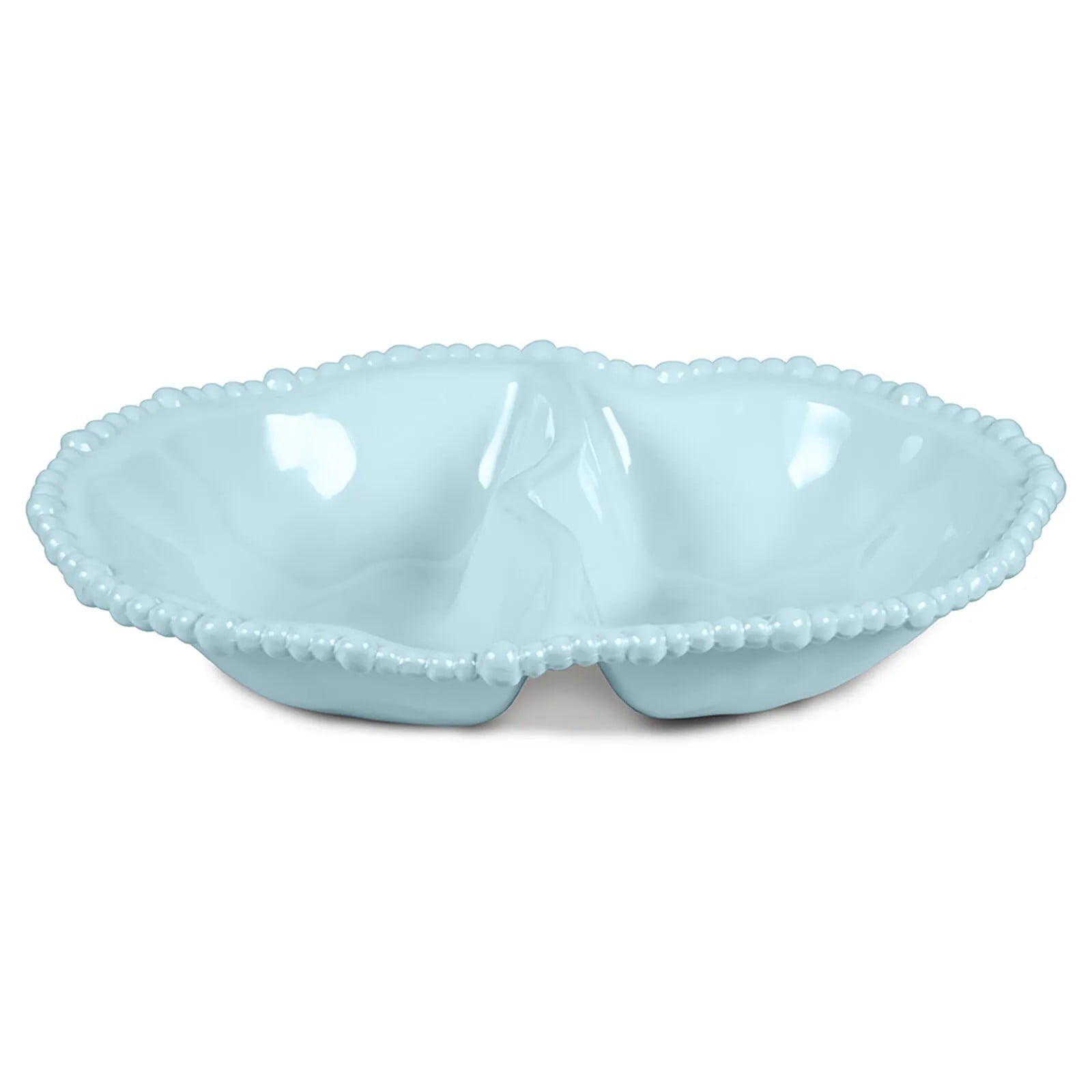  Baci Milano Joke Table Kitchen Melamin 2'li Bölmeli Tabak Aqua