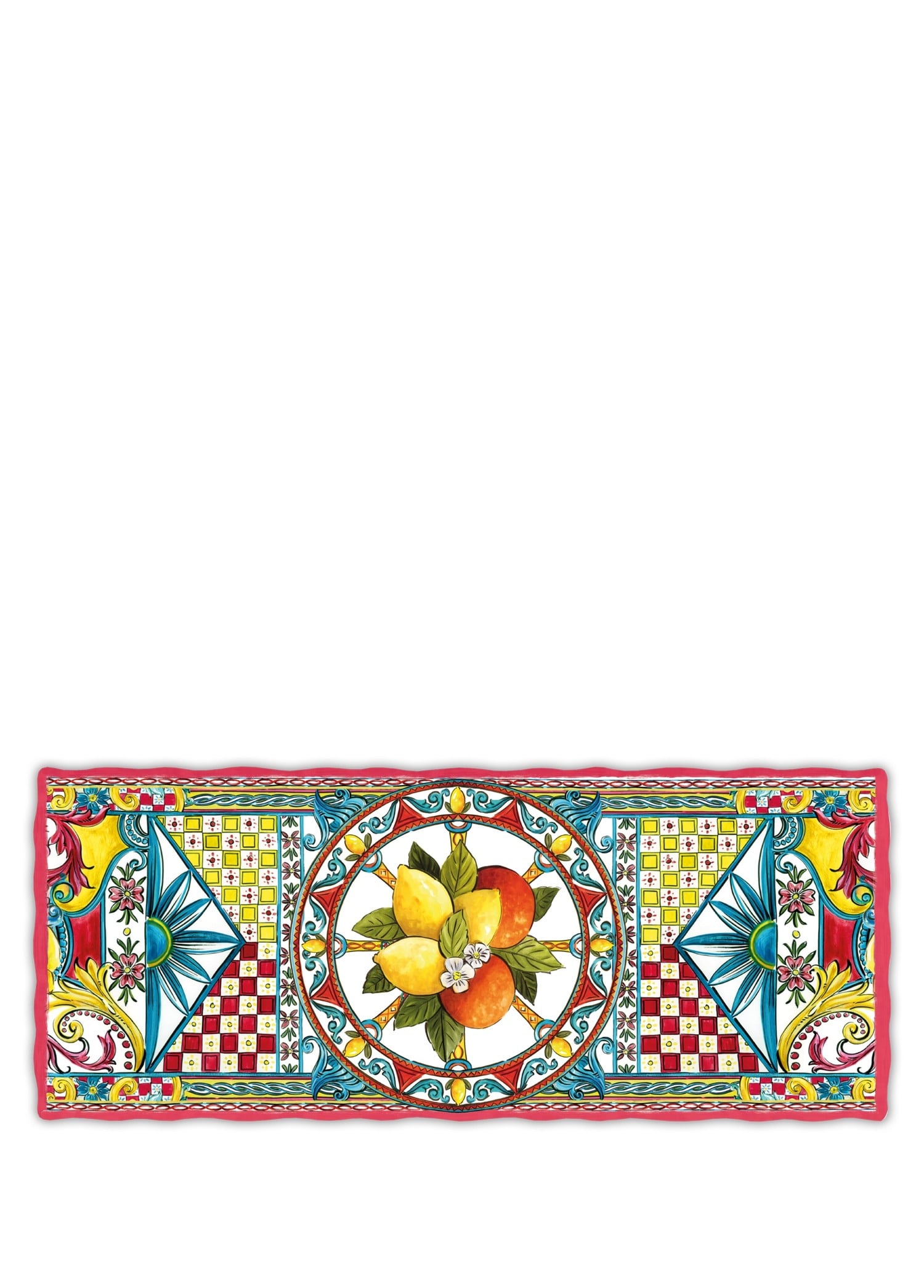  Baci Milano Sicily Tepsi 49 cm x 20 cm Turuncu