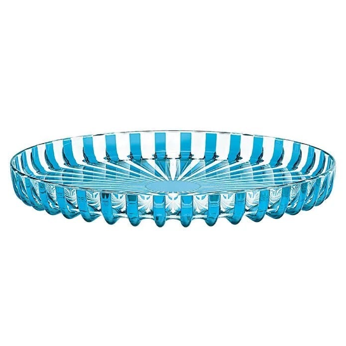   Guzzini Dolce Vita Yuvarlak Tepsi 31 cm Turkuaz  