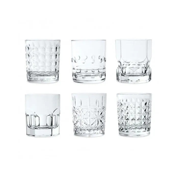 Baci Milano Crystal Touch 6'lı Bardak Seti 300 ml Şeffaf 