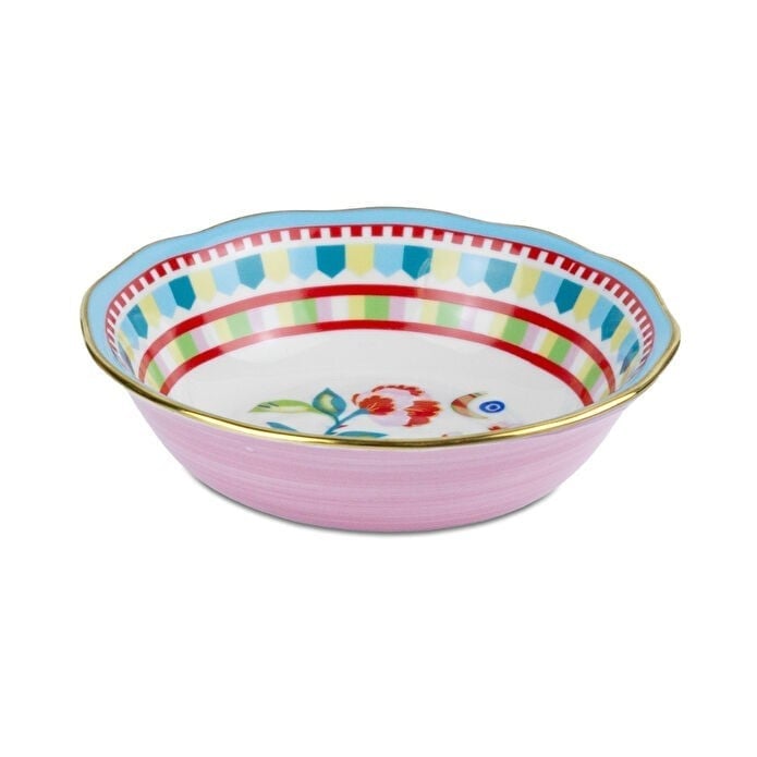 Baci Milano Mamma Mia 18x6.5 cm Pembe Desenli Kase