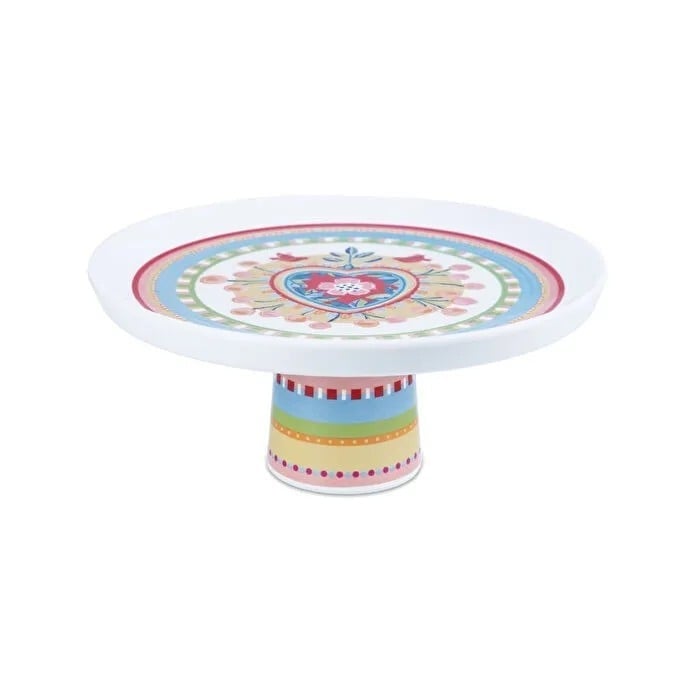 Baci Milano Mamma Mia Kalp Desenli Sunum Tabağı 21 cm x 7 cm 