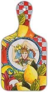 Baci Milano Sicily Kesme Tahtası 13 cm x 25 cm Turuncu