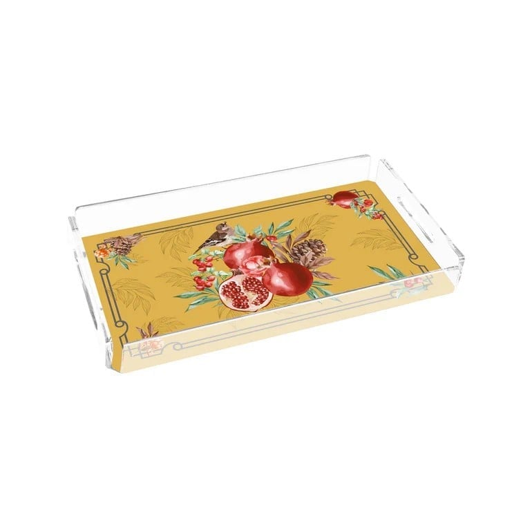Sivella  Pomegranate Yellow 40x20 Pleksi Tepsi
