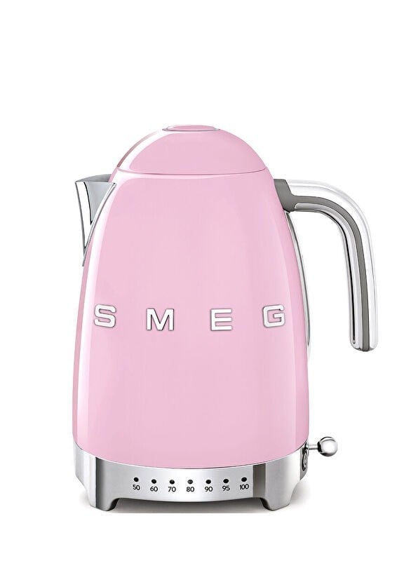 Smeg Pembe Isı Ayarlı Kettle