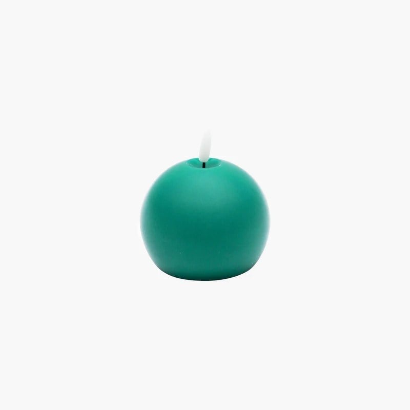 Yuvarlak Led Işık Aqua Mum 12cm