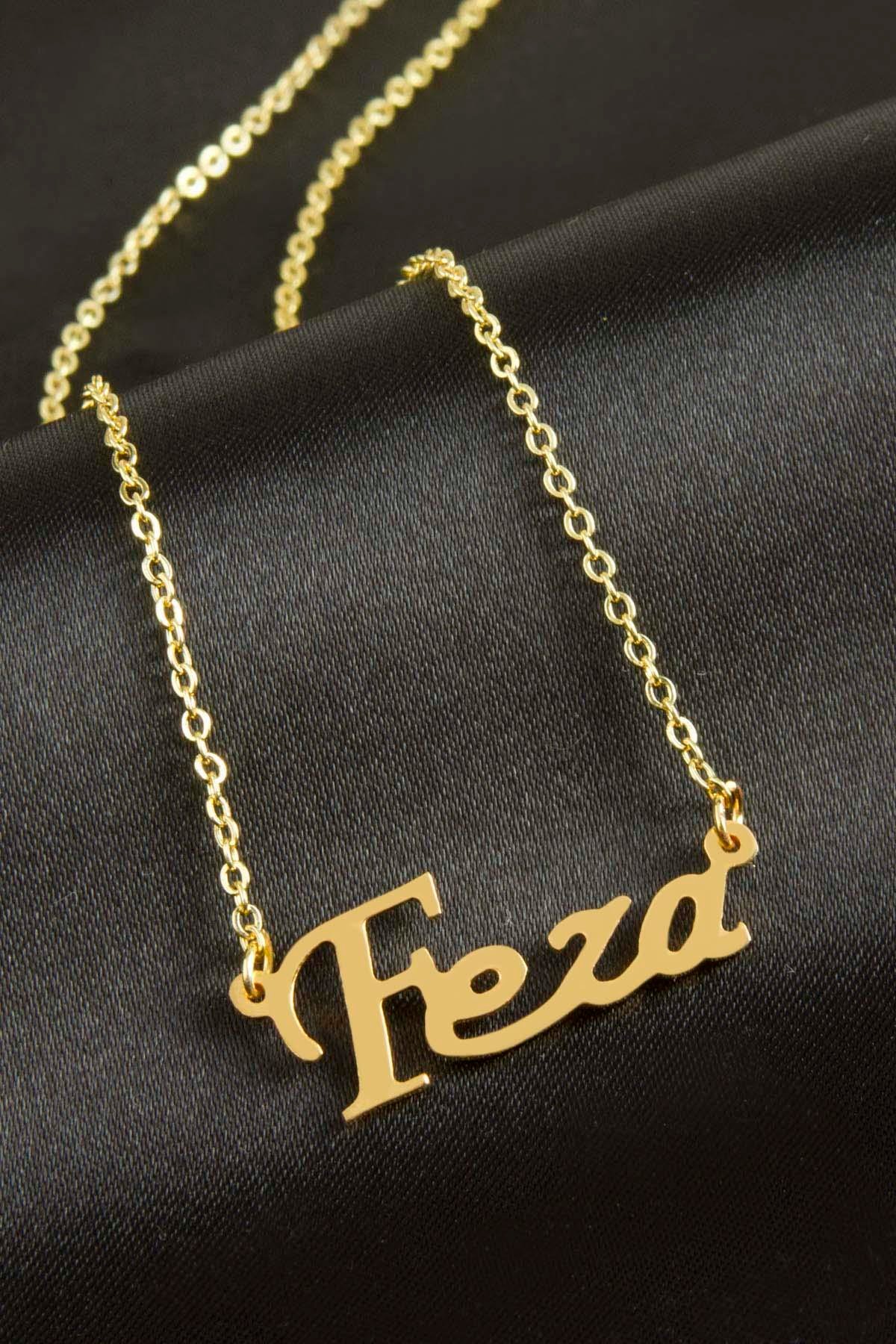 Feza İsimli Kolye (Kişiye Özel)