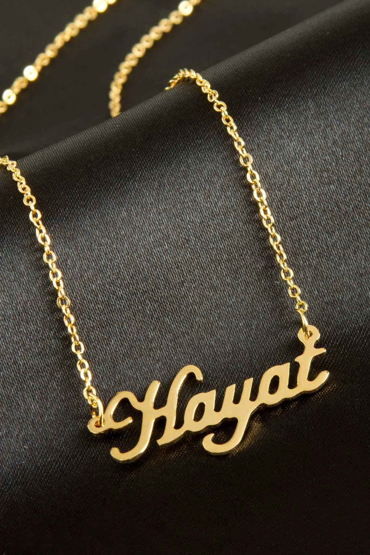 Hayat isimli kolye (Kişiye Özel)