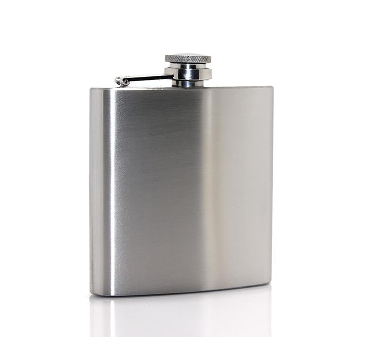 Paslanmaz Çelik 6 Oz Tekli Matara Model 3