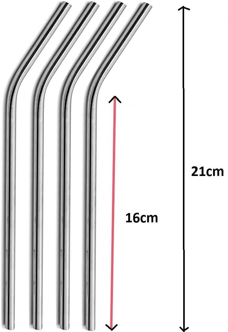 Paslanmaz Çelik Pipet Seti 5 Parça