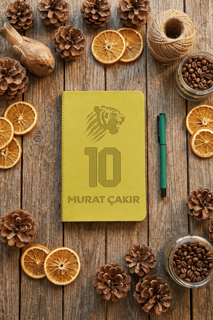 Bordo Mavi Taraftar Kişiye Özel Defter ve Kalem