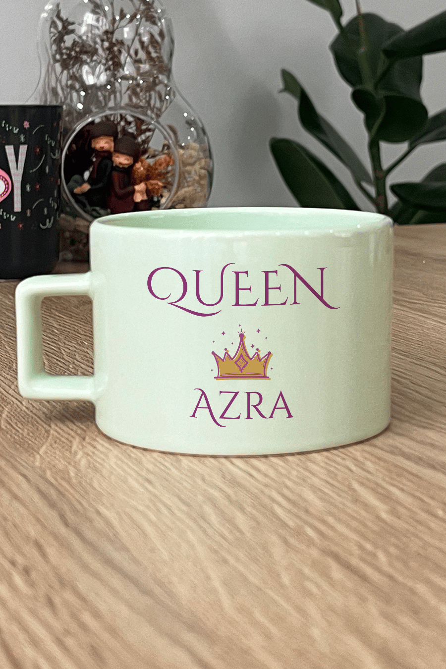 Queen Kişiye Özel Lüks Pastel Fincan