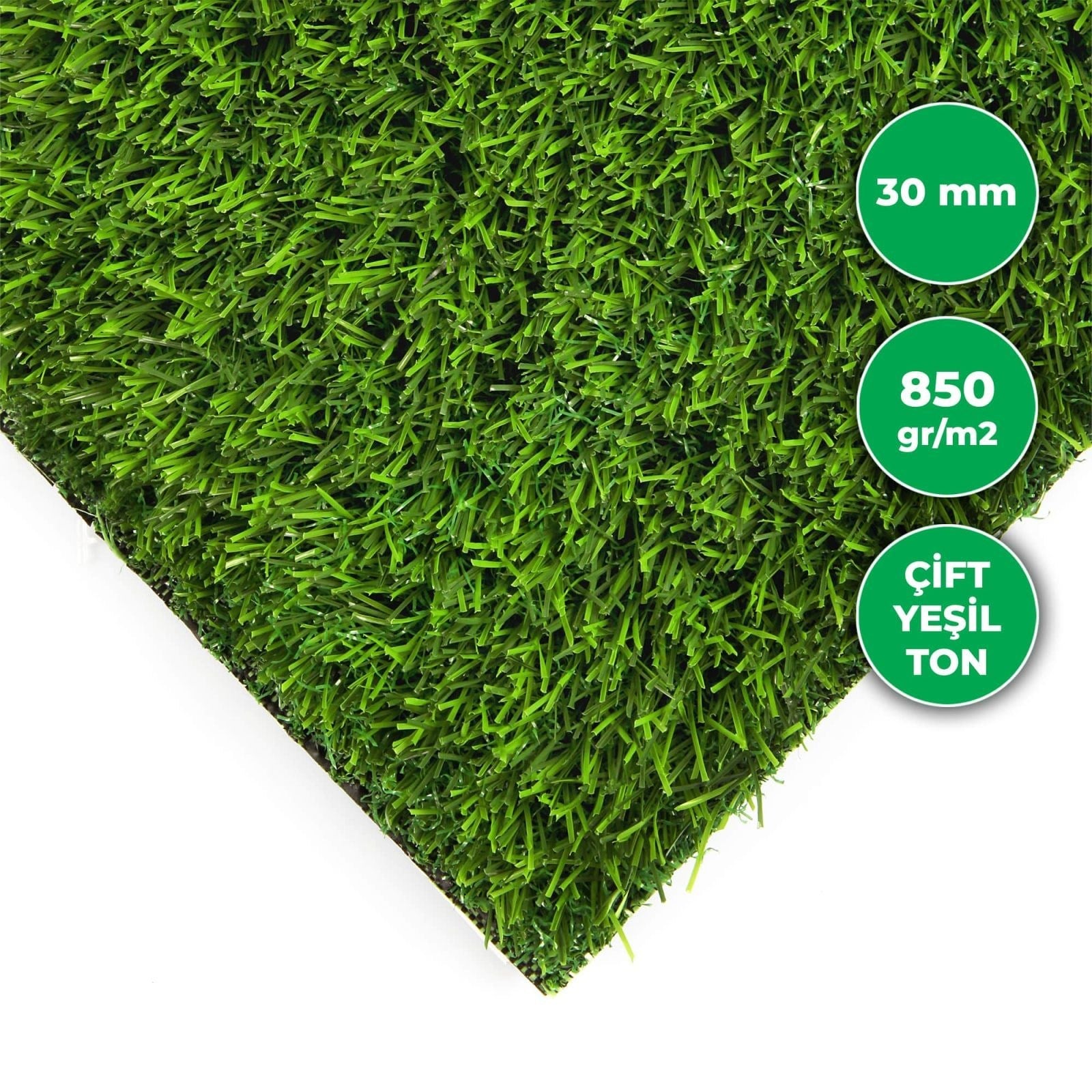 30mm Premium Luxury 2000 gr Yeşil Otlu