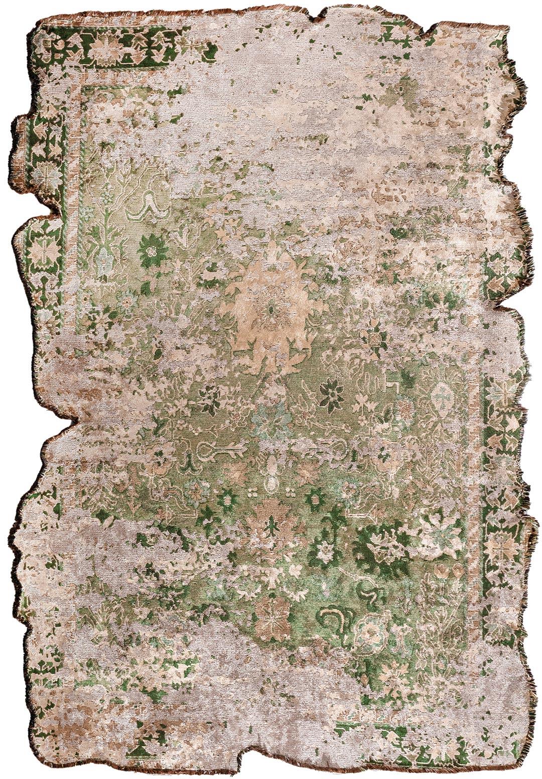 SPLENDOR ERA HALI (AÇIK KREM - KOYU BEJ - ORMAN YEŞİLİ - KOYU BEJ)