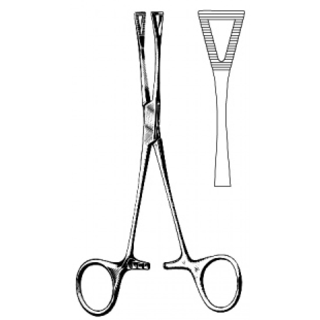 14.0646.15 Pennington Hemostatik Forseps 15.5cm