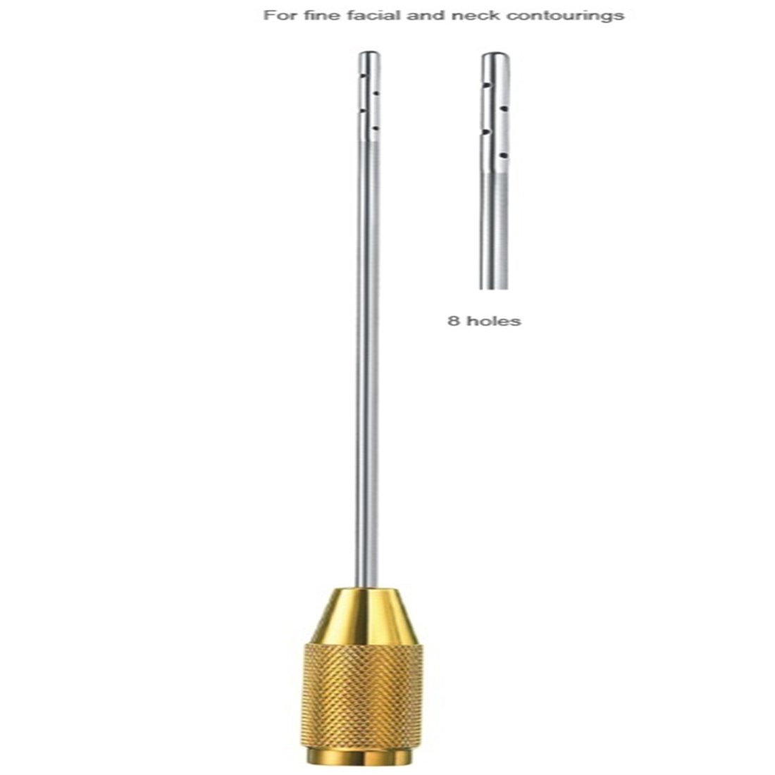 07.0230.10 Liposakşın Kanülü 1.0mm 8 Delik, 2.0mm 10cm