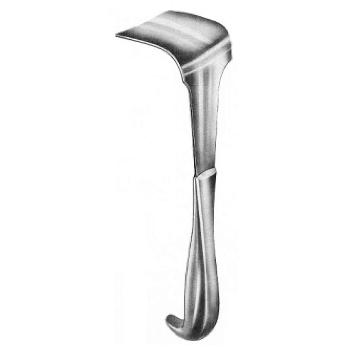 18.0494.23 Tuffier Retractor w/h hanlde 64x60mm, 23cm