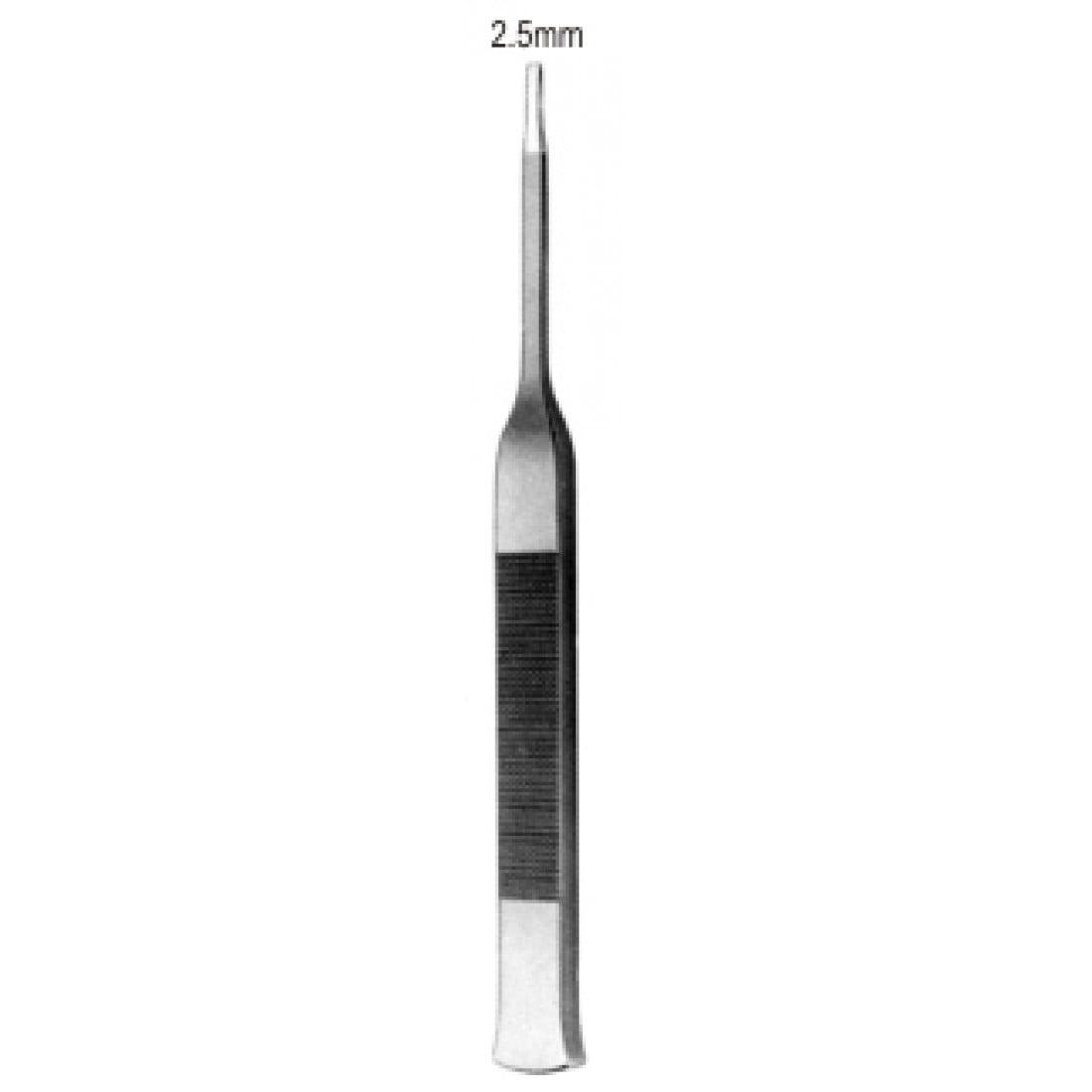 49.0750.02 Tessier Osteotom Düz  2.5mm 16cm