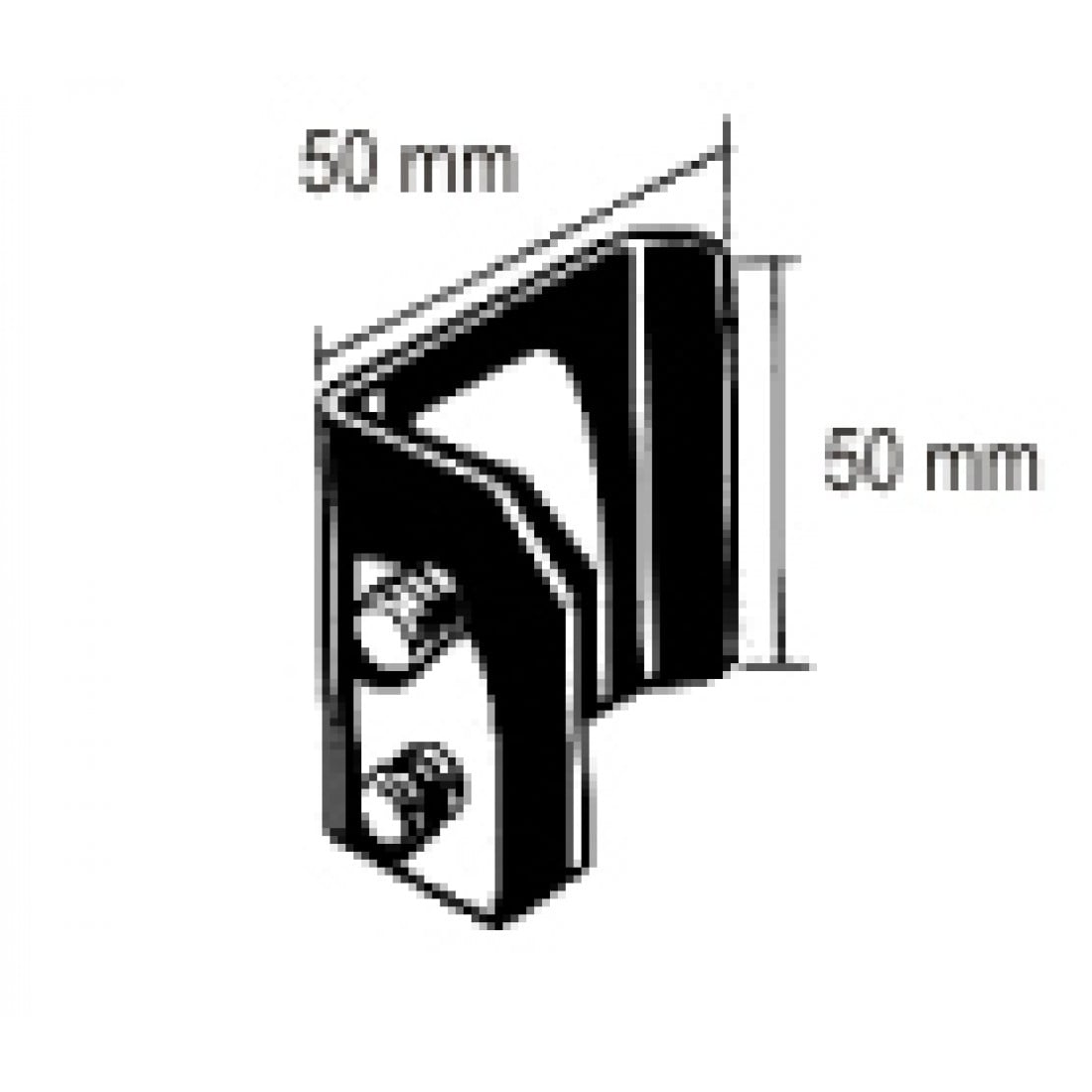36.7490.50 Bıçak/Finochietto Sternum Ekartörü İçin 50x50mm Çift Alüminyum