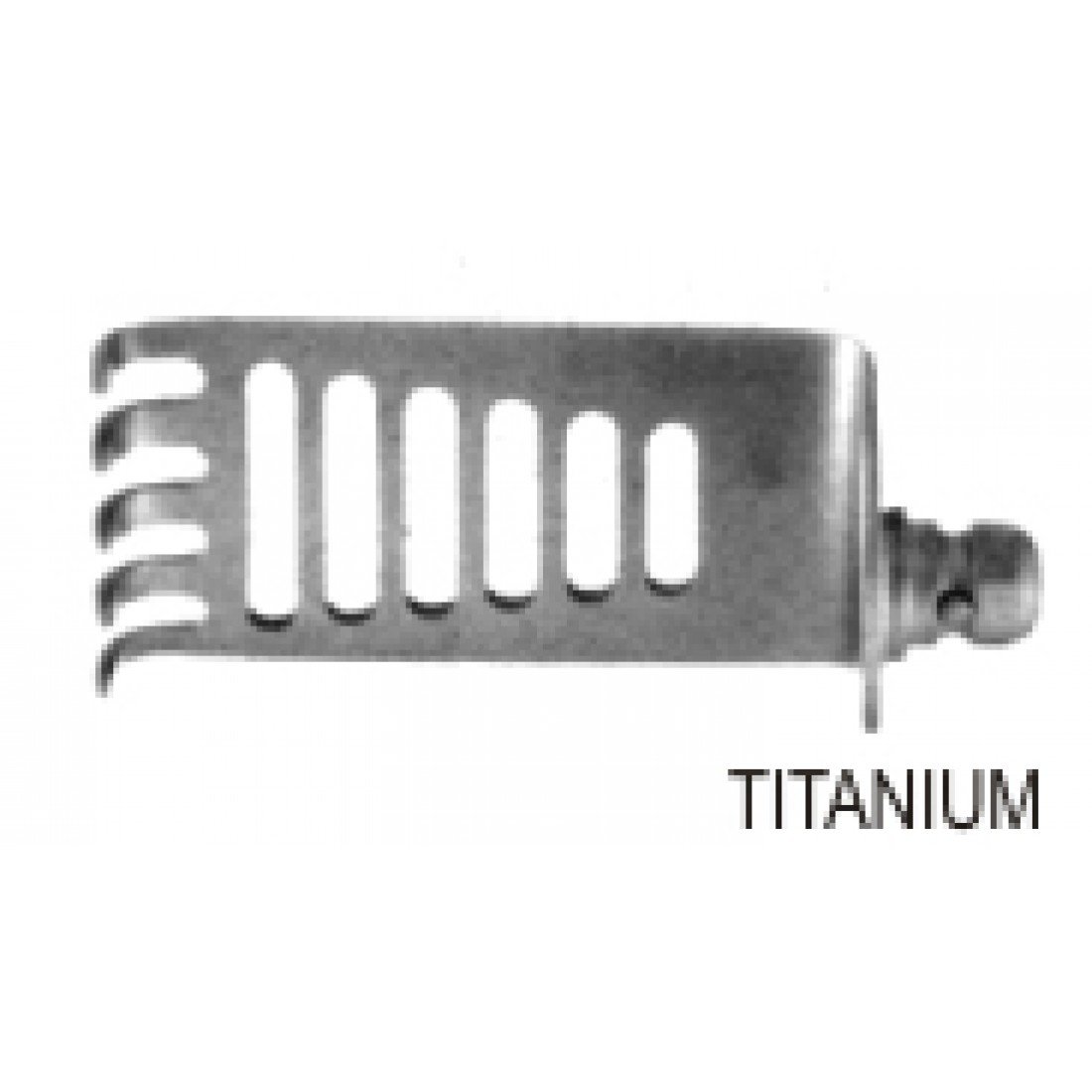 19.9318.55 Caspar Ekartör için Medial Uç 55x24mm (TiT)