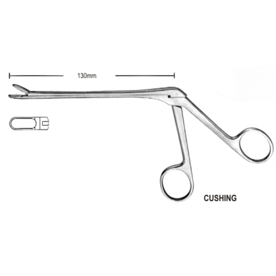 30.0600.05 Cushing Laminektomi Ronjur Düz 5mm, 13cm