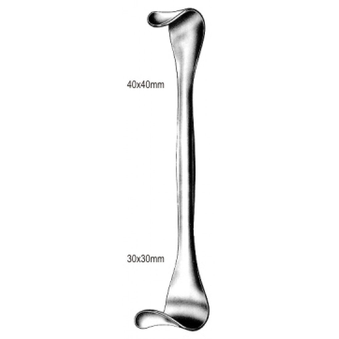 18.0058.19 Goelet Ekartör Çift Taraflı 19cm