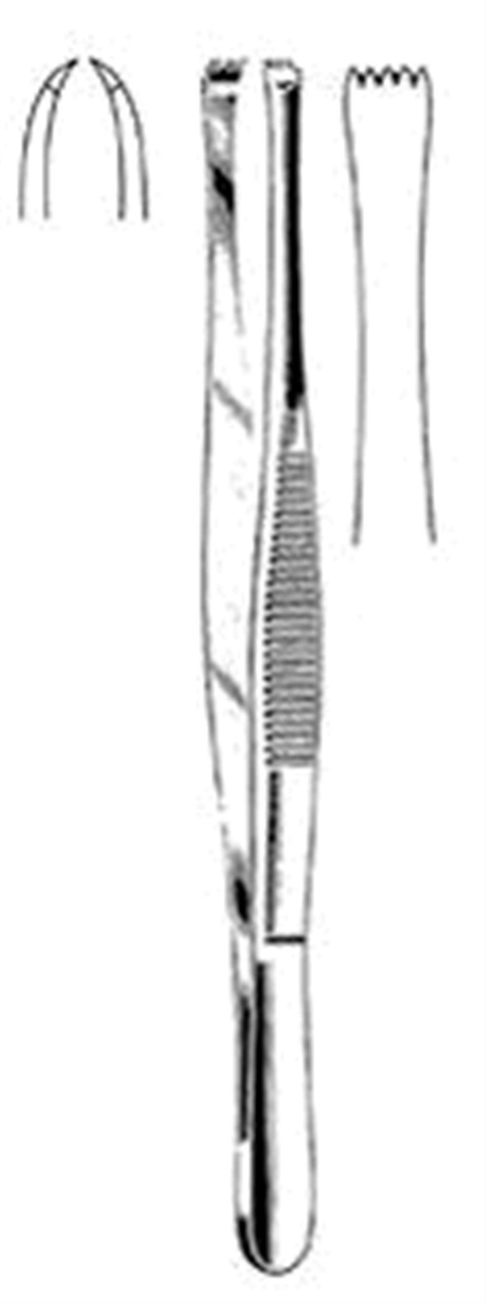 12.0270.15 Stone Doku Forsepsi 4x5T 15cm