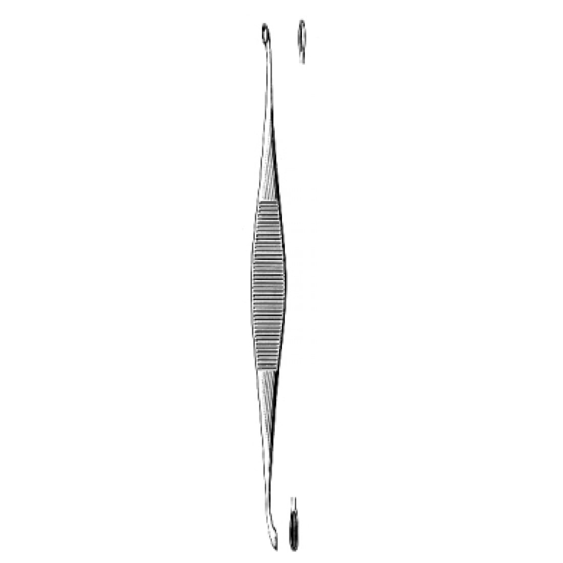 44.0344.18 Barth Küret Çift Taraflı Keskin 18cm