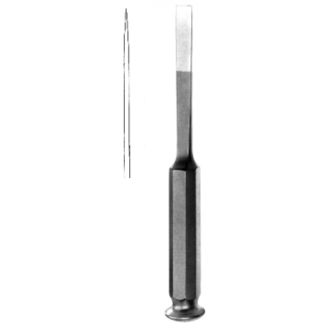 49.0722.30 Tessier Osteotom Düz 30mm, 20cm