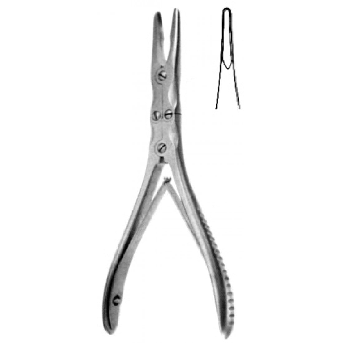 28.1290.02 Ruskin Mini Kemik Ronjuru Düz 2mm, 15cm