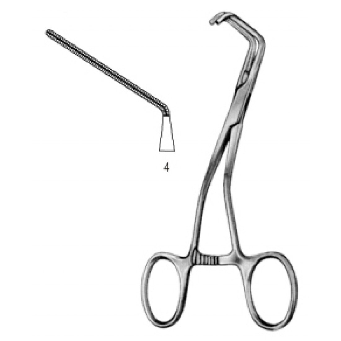 34.0634.04 Yenidoğan & Çocuk Klemp Eğri İnce Fig.4 13cm